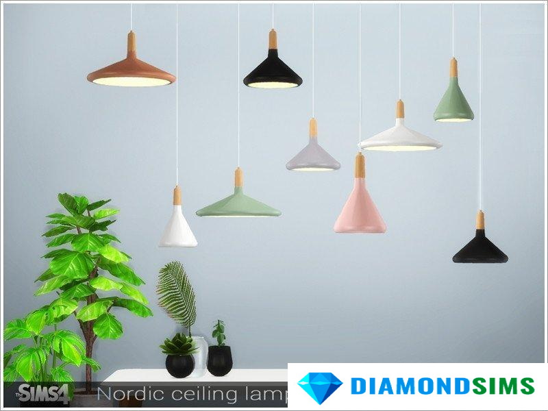 Набор потолочных светильников от Severinka_ для Sims 4
