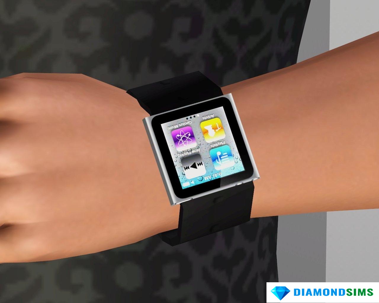 Часы iPod Nano для Sims 3