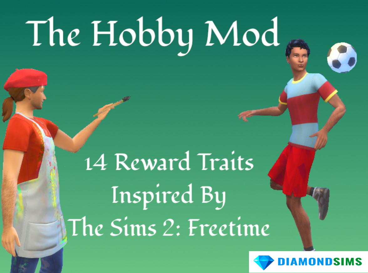 Мод «Черты наград Хобби. Новая версия» от missyhissy для Sims 4