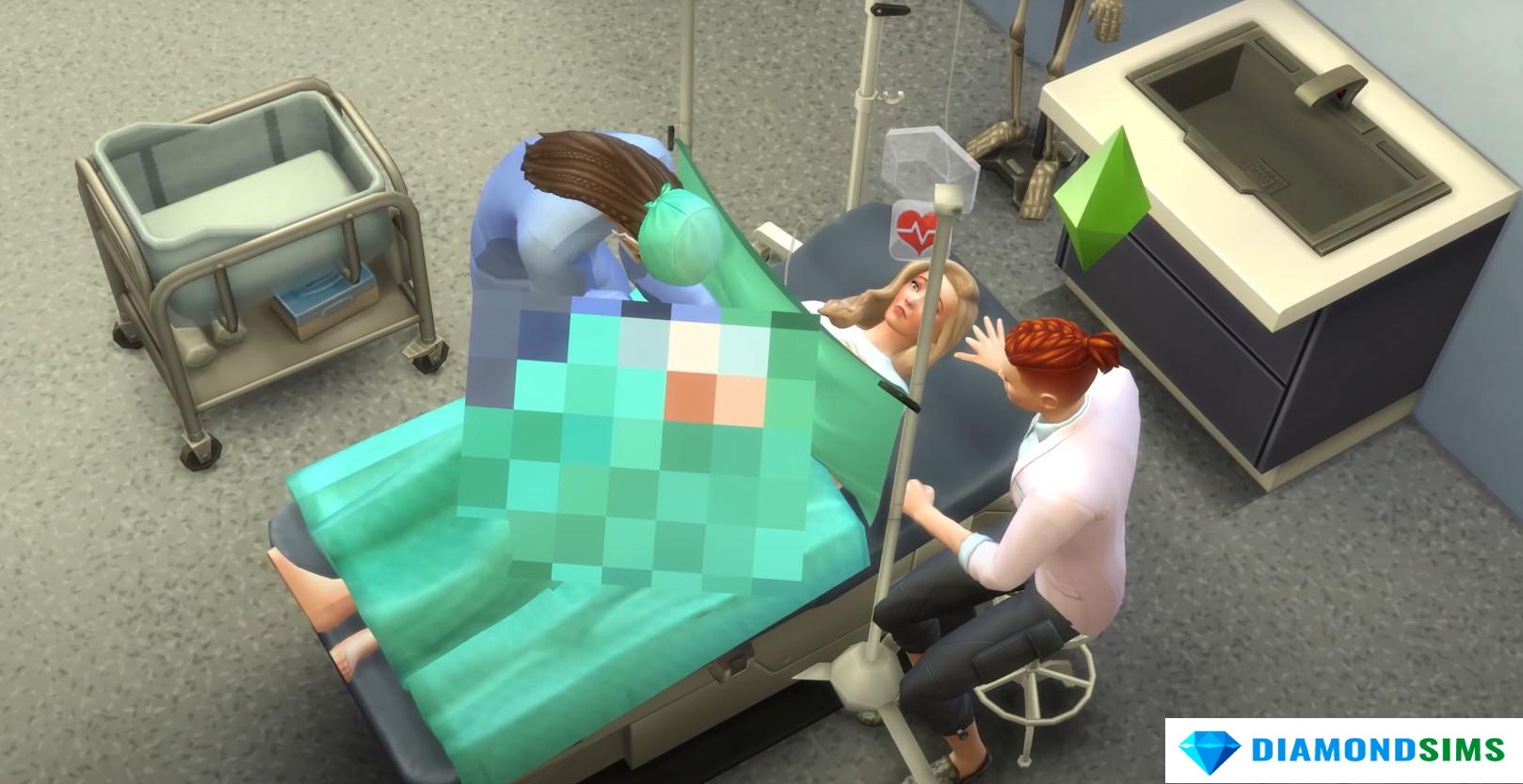 Мод «Реалистичный процесс родов v.1.393» от PandaSama для Sims 4