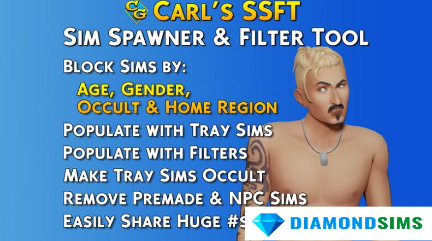 Мод «Регулировка поведения и респа симов» от Carl’s Guides для Sims 4