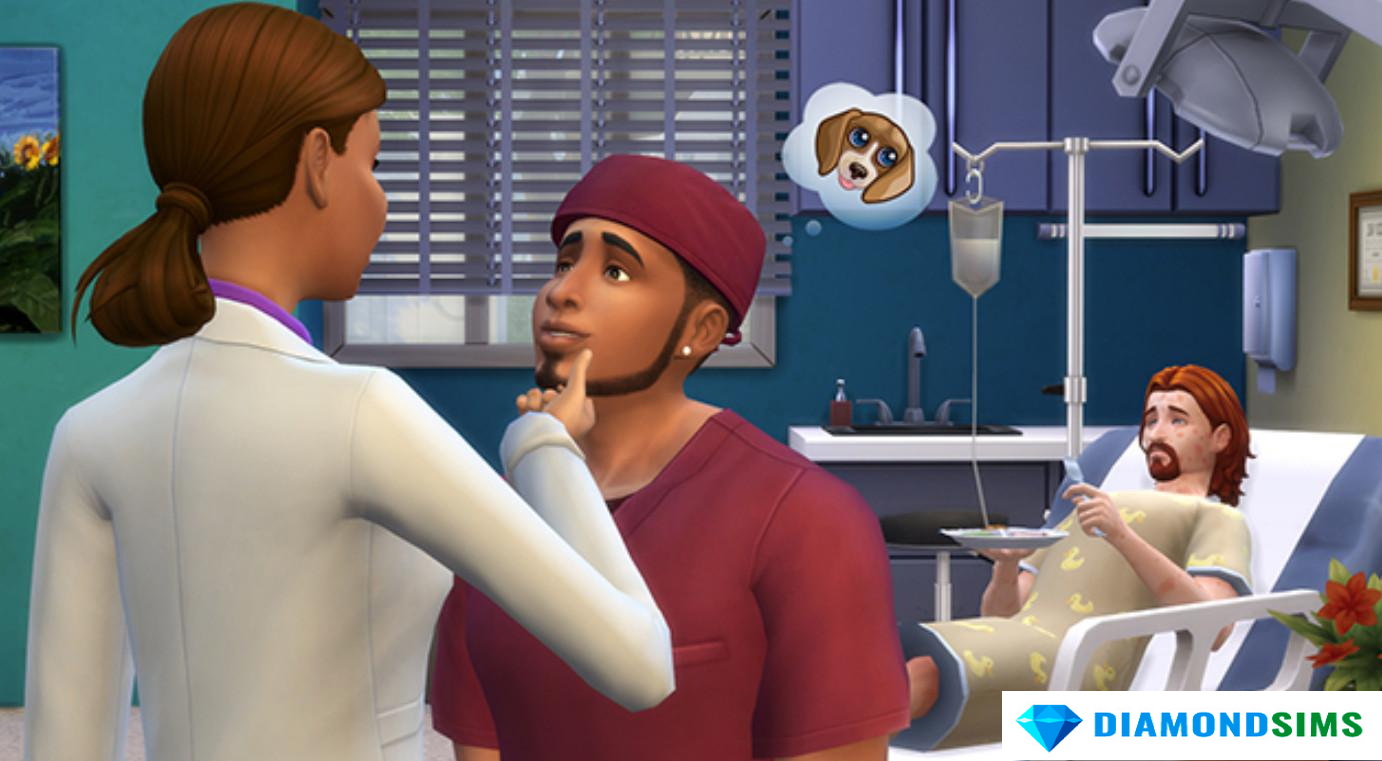 Мод «Событие Посещение больницы» от kawaiistacie для Sims 4